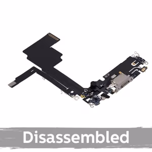 Uzlādes savienotājs saderīgs ar iPhone 15 Pro / Natural Titanium / (100% oriģināls / izjaukts)