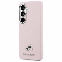 Karl Lagerfeld maciņš Saffiano KC Metal Logo MagSafe Samsung Galaxy S26 rozā