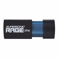 Patriot Memory Supersonic Rage Lite USB flash drive 64 GB USB Type-A 3.2 Gen 1 (3.1 Gen 1) melns, zils