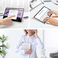 Dux Ducis Toby apvalks ar salokāmo stāvumu Samsung Galaxy Tab A9+ – rozā