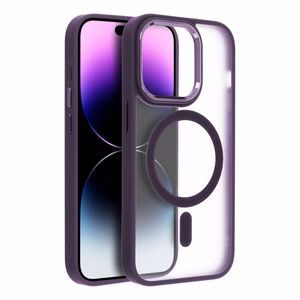 MATTE MAG COVER viedtālruņa apvalks, savietojams ar MagSafe, paredzēts SAMSUNG S25 PLUS, violets