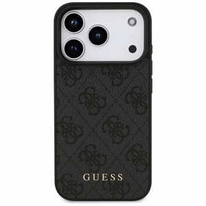 Guess 4G Classic maciņš modelim iPhone 17 Pro / 18 Pro – melns
