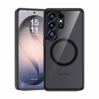 Benks Magnētiskais kristāla TPU rāmja korpuss (0050) priekš Samsung Galaxy S26 Ultra black