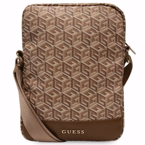 Guess soma GUTB10HGCFSEW 10" brūna GCube Stripe planšetes soma