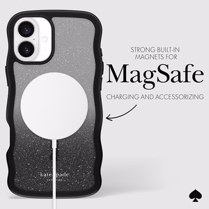 Kate Spade New York Wavy MagSafe - Case for iPhone 16 Plus (Nightfall)
