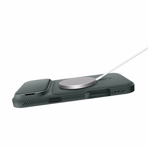 Spigen Optik Armor Magnētiskais viedtālruņa apvalks iPhone 17 Pro Max - zaļš