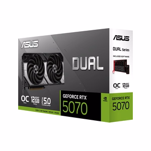 ASUS Dual NVIDIA GeForce RTX 5070 OC 12 GB Videokarte
