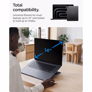Spigen SlimFold LD201-S6 klēpjdatora statīvs, pelēks