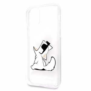 Чехол Karl Lagerfeld Choupette Fun для iPhone 11 / Xr - прозрачный
