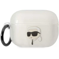 Karl Lagerfeld KLAP2HNIKTCT AirPods Pro 2 apvalks caurspīdīgs Ikonik Karl Lagerfeld