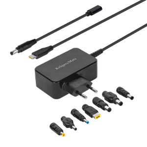 Kruger&Matz universālais barošanas adapteris ar Power Delivery un 7 uzgaļiem, 45 W