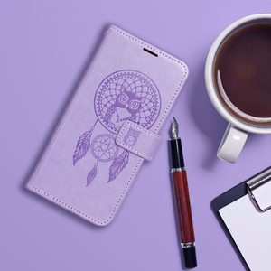 MEZZO grāmatu viedtālruņa apvalks IPHONE 17 Pro Max sapņu ķērājs violeta