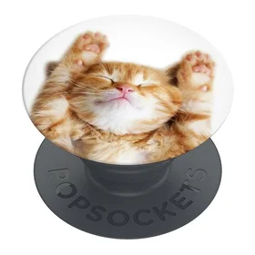 Popsockets 2 Snoozy Cat turētājs un tālruņa statīvs