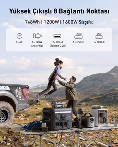 Anker Solix C800X pārnēsājama elektrostacija 1200W