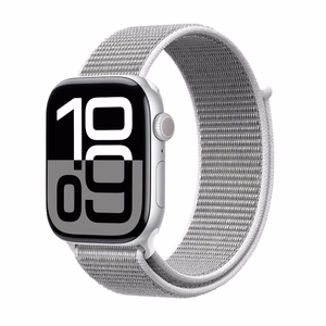 Crong Nylon Apple Watch sporta siksniņa, 38/40/41/42 mm, sudrabpelēka