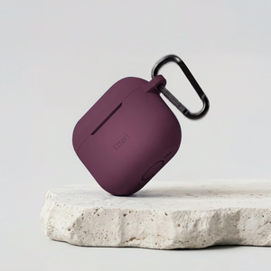 Etteri silicone case for AirPods 4 dark cherry