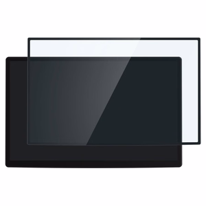 Spigen Glas.tR EZ Fit aizsargstikls Tesla Model X 2022 / Model S 2021 - melns