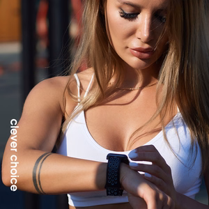 Crong Duo Sport siksniņa Apple Watch 38 / 40 / 41 / 42 mm, pelēka un melna
