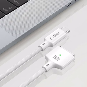 Tech-Protect MMC01 Ultraboost USB-C / USB-C MagSafe 3 140W 200cm kabelis MacBook - balts