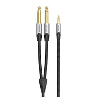 Audio kabelis mini ligzda 3.5mm uz 2x ligzda 6.35mm spraudnis Vention BARHK 8m