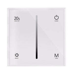Skārienpaneļa dimmers T1-1, 12-48VDC, 2 kanāli