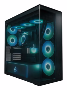 Case|ARCTIC|EATX|Black|Midi Tower|PC|ACPCC00015A