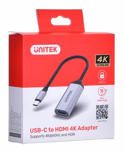 Kabeļa adapteris Unitek (V1420A) USB-C - HDMI 2.0 4K 60Hz