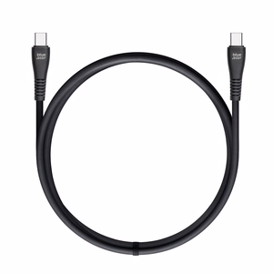 Kabelis USB C - USB C Blue Star 3A 60W QC4.0 1 m PJ-DQ1-C melns