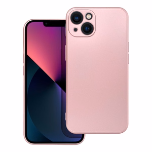 Metālisks viedtālruņa apvalks IPHONE 13 rozā