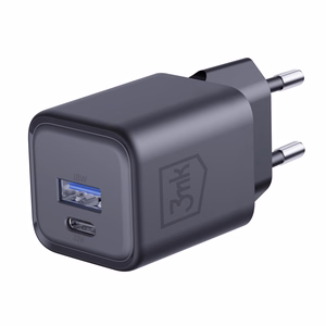 3mk Hyper Charger PD 33W GaN QC4+ PPS AFC FCP SCP 1A1C sienas lādētājs - melns