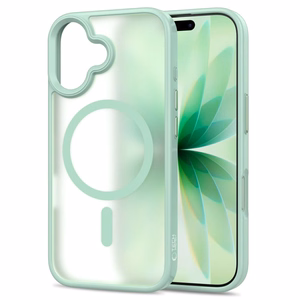 Tech-Protect MagMat MagSafe maciņš iPhone 17 caurspīdīgs zaļš