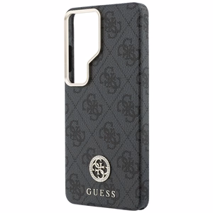 Guess maciņš 4G Rhinestone Round Logo MagSafe priekš Samsung Galaxy S26 Ultra melns
