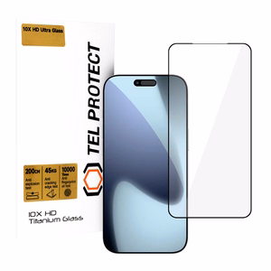 Rūdīts stikls Tel Protect 10X HD Titanium priekš Iphone 17 Pro (apvalks)