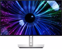 DELL UltraSharp U2424HE computer monitor 60.5 cm (23.8") 1920 x 1080 pixels Full HD LCD melns, sudraba