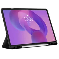 TechProtect SmartCase Pen macins priekš Lenovo Idea Tab Plus 12.1 TB-361 - Melns
