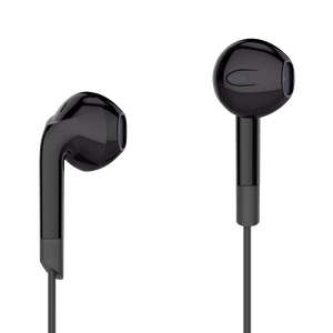 Kruger&Matz C2 USB-C ausīs ievietojamas austiņas ar mikrofonu, melnas