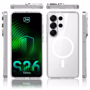 3mk Armor MagCase for Samsung Galaxy S26 Ultra - caurspīdīgs