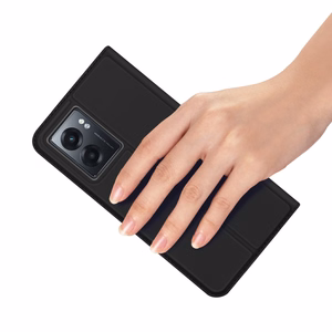 Dux Ducis Skin Pro apvalks ar atloku Realme Narzo 50A melns