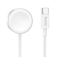 Bezvadu lādētājs Hoco 2,5W USB C saderīgs ar Apple Watch un Samsung Watch CW59 balts