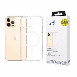 3mk caurspīdīgs magnētiskais viedtālruņa apvalks Apple iPhone 12 Pro Max