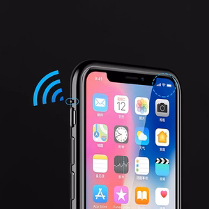 Wozinsky pilnībā magnētiskais apvalks pilna korpusa priekšējais un aizmugurējais vāks ar iebūvētu stiklu Samsung Galaxy A72 4G melns-caurspīdīgs