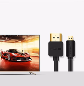 Ugreen HDMI - micro HDMI kabelis 19 pin 2.0v 4K 60Hz 30AWG 1.5m melns (30102)