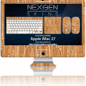 Nexgen Hardwood Classic 3D dekoratīvo uzlīmju komplekts 27 collu iMac datoram