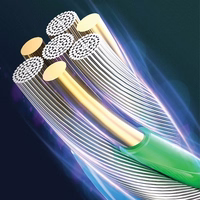 USAMS Kabelis pīts U48 lightning 1,2m 2A Fast Charging LED melns SJ423USB01 (US-SJ423)