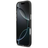 Karl Lagerfeld IML Choupette galvas logotipa magnētiskais iPhone Air apvalks - melns