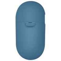 Uniq Nexo AirPods 4 + ausu āķu silikona apvalks - zils