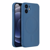 SILICONE MAG COVER viedtālruņa apvalks, saderīgs ar MagSafe, IPHONE 12 Mini zils