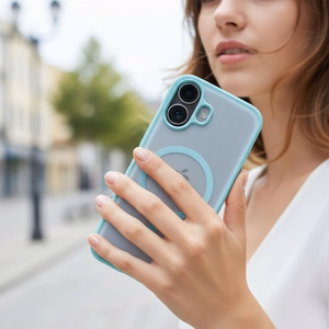 Case for iPhone 17 Flexline Mag Cover compatible with MagSafe green