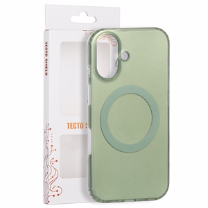 Tecto Shield Mistiq Mag vāciņš iPhone 16 6,1", olīvkrāsas