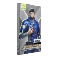 5D Mr. Monkey Glass - Apple iPhone 16 Pro Max melns (Airbaga aizsardzība pret lūšanu)